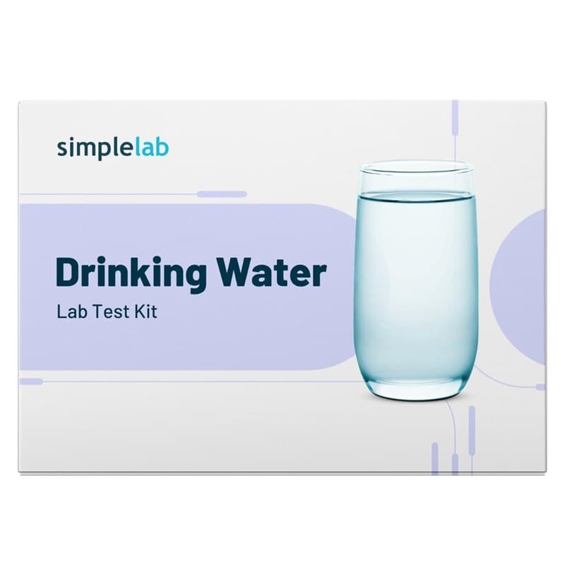 SimpleLab Tap Score drinking water microplastics lab test kit retail box